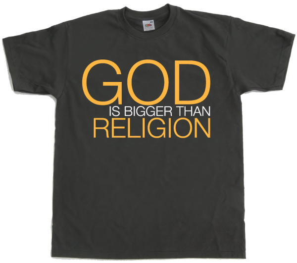 Hybris God Is Bigger Than Religion T-Shirt SH-1-15025-LFH2-2