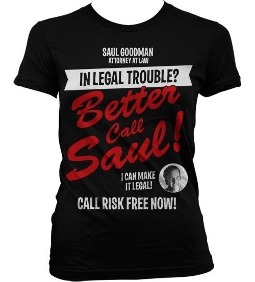 Breaking Bad In Legal Trouble Girly T-Shirt Damen Black