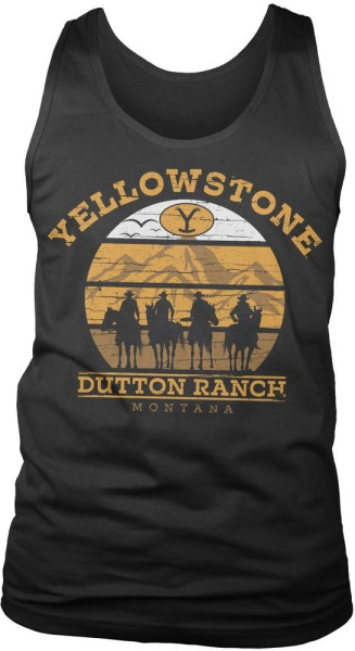 Yellowstone Cowboys Tank Top Black