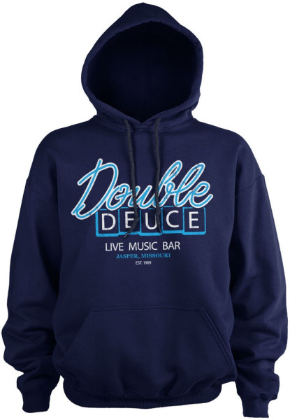Road House Double Deuce Live Bar Hoodie Navy