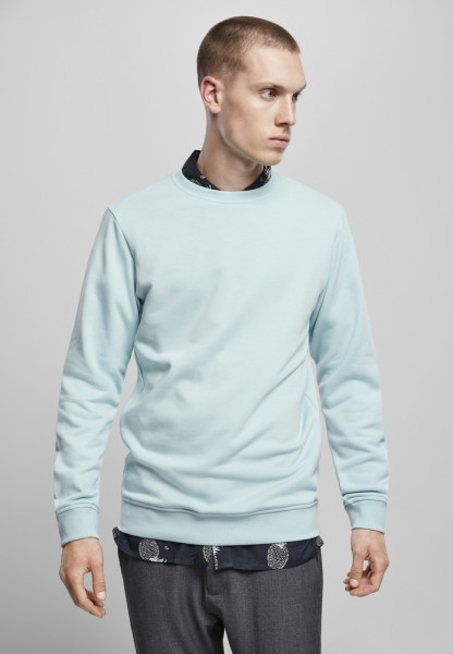 Urban Classics Sweatshirt Basic Terry Crew Seablue