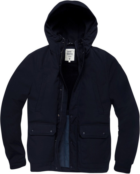 Vintage Industries Outdoorjacke Ledger Parka Deep Blue