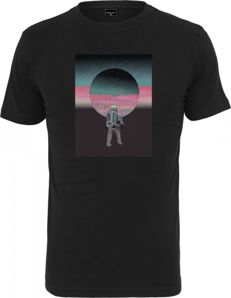 Mister Tee T-Shirt Psychedelic Planet Tee Black