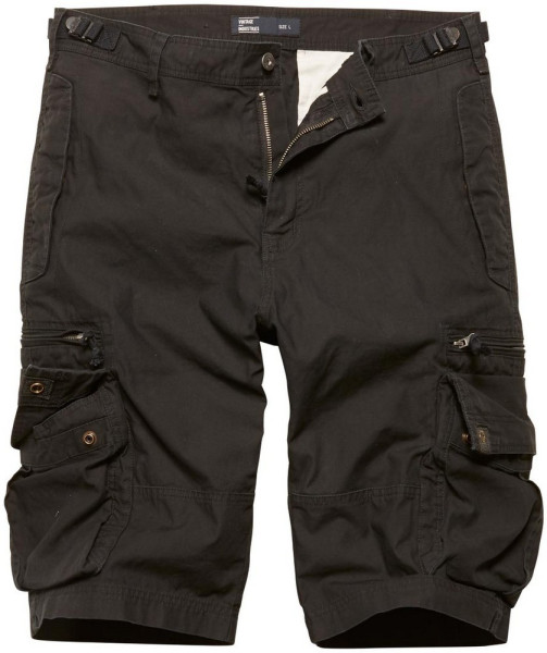 Vintage Industries Cargoshorts Gandor Shorts Black