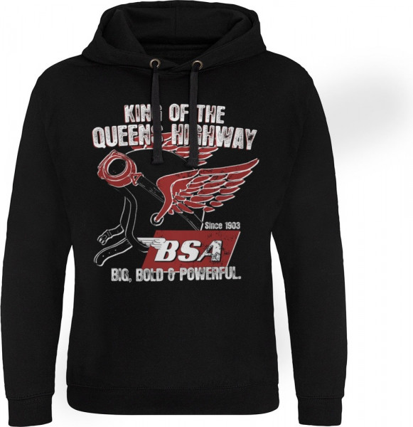 BSA King Of The Queens Highway Epic Hoodie Black