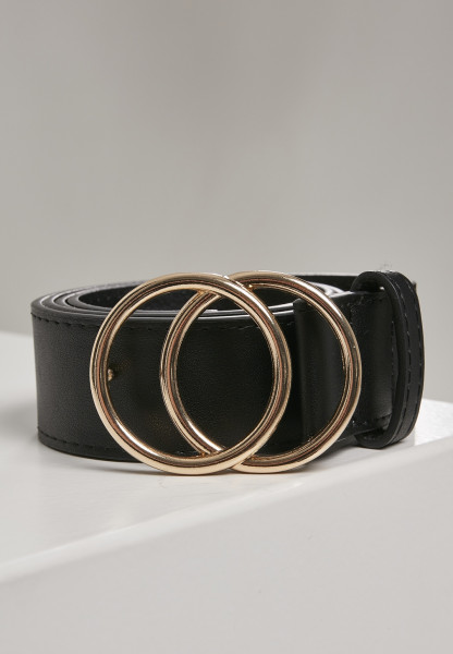 Urban Classics Belt Ring Buckle Belt Black