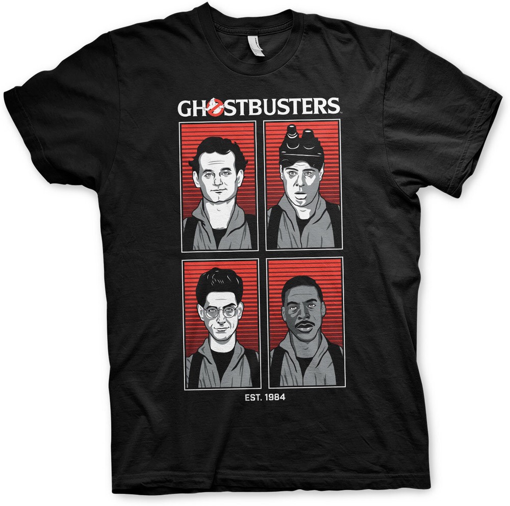 Ghostbusters Original Team T-Shirt Schwarz - Herren / Unisex