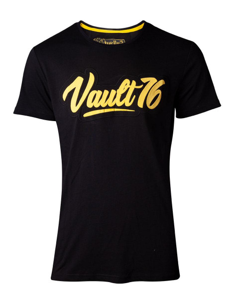Fallout 76 Oil Vault 76 Men's T-shirt Black