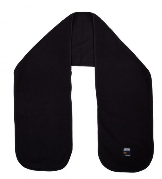 Alpha Industries Schal Label Fleece Scarf Black