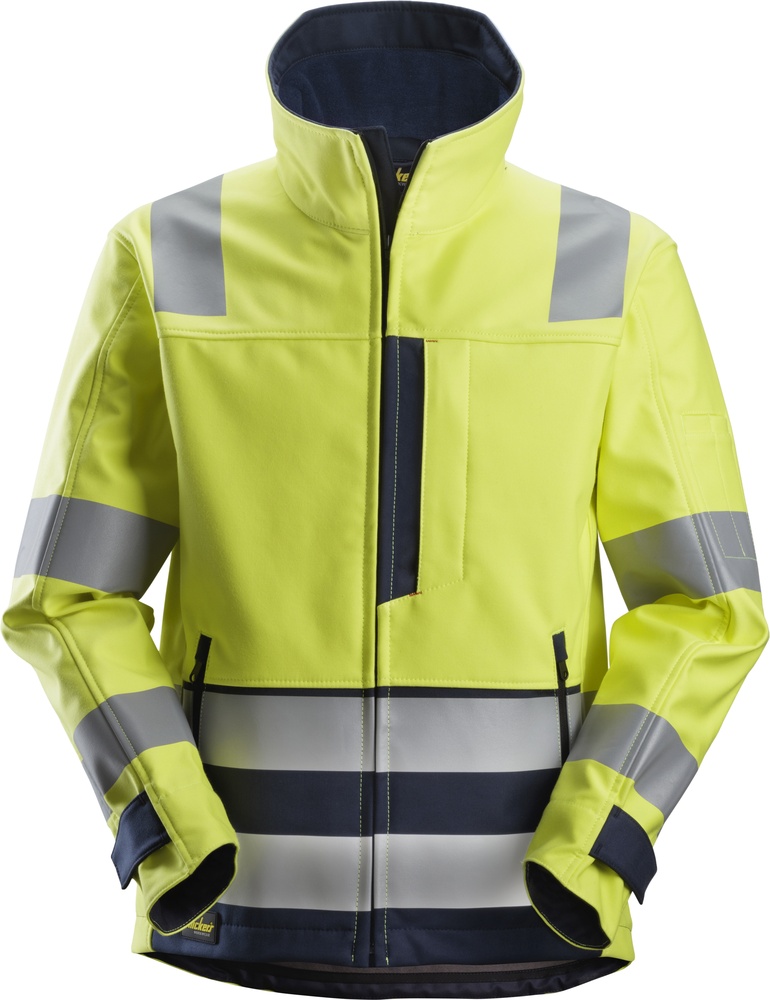 Snickers Workwear ProtecWork High-Vis Softshell Arbeitsjacke, Kl. 3 1260 - Herren / Unisex