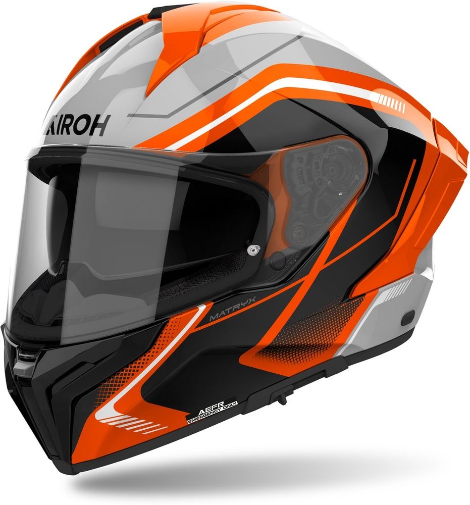 Airoh Integralhelm Helmet Matryx Wide Orange Gloss 57-25027 - Herren / Unisex