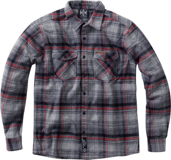 WCC West Coast Choppers Herren Hemd Rigid Flannel WCCWS156GR