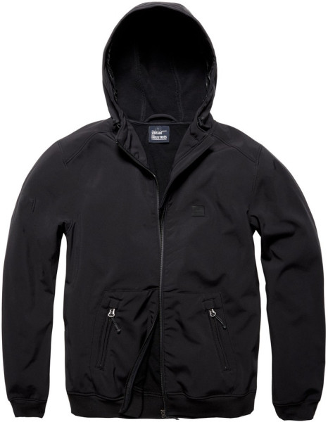 Vintage Industries Funktionsjacke Ashore Softshell Jacket Black