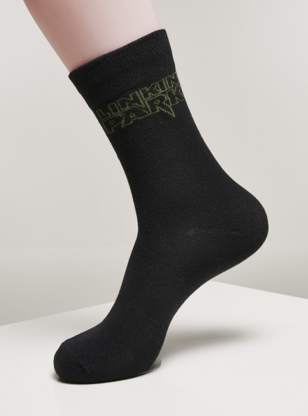 Merchcode Socken Linkin Park Socks 2-Pack Black/White