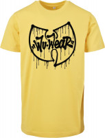 Wu-Wear Dripping Logo Tee Yellow