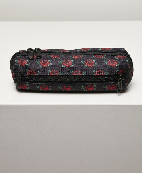 Mister Tee Federtasche Roses Pencil Case Black/Red