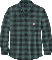 Carhartt Hemd Flannel L/S Plaid Shirt Sea Pine