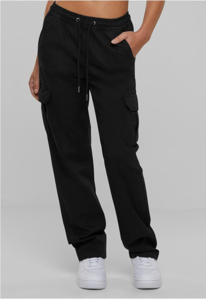 Urban Classics Damen Ladies High Waist Twill Cargo Pants TB6158