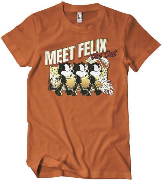 Felix the Cat T-Shirt Meet T-Shirt UV-1-FTC002-H74-6