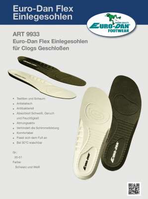 Euro Dan 693 17 Walki Soft Sandale mit Hinterkappe Weite 13 | Schwarz | 53 | ED 693 17 02 53