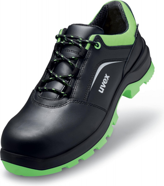 Uvex 2 Xenova® Halbschuhe S2 95648 Schwarz, Grün (95648)