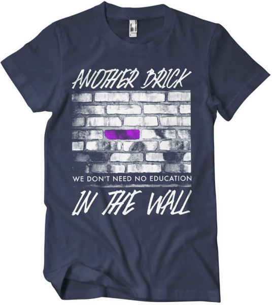 Another Brick In The Wall T-Shirt Navy