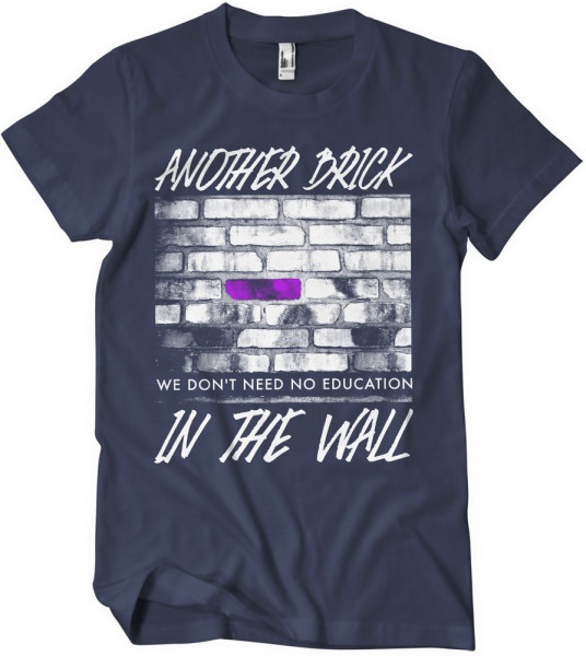 Another Brick In The Wall T-Shirt Navy