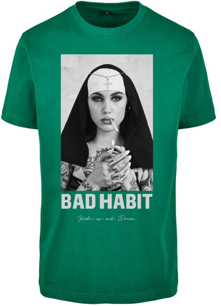 Mister Tee T-Shirt Bad Habit Tee Forest Green