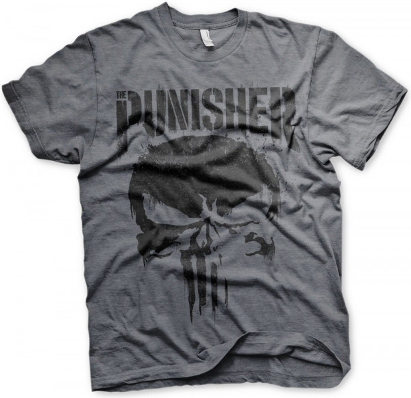 Marvel's The Punisher Big Skull T-Shirt Dark-Heather