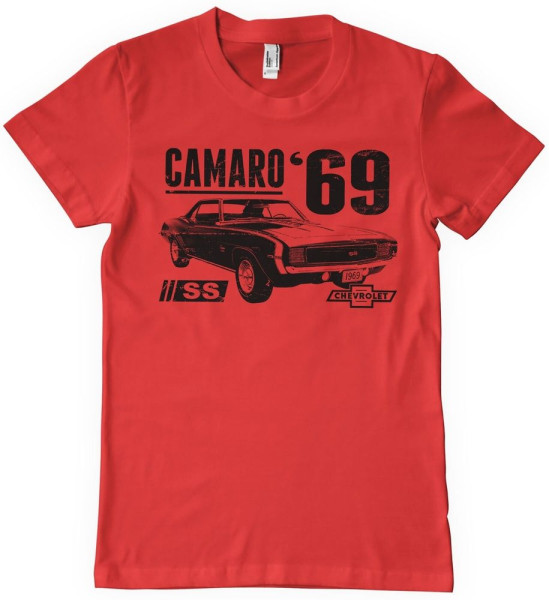 Camaro T-Shirt Ss 1969 T-Shirt GM-1-CAM003-H73-4
