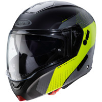 Caberg Motorrad Klapphelm Horus Scout Matt Schwarz/Fluo-Gelb-Grau