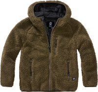 Brandit Kinder Jacke Kids Teddyfleecejacket, Hood Olive