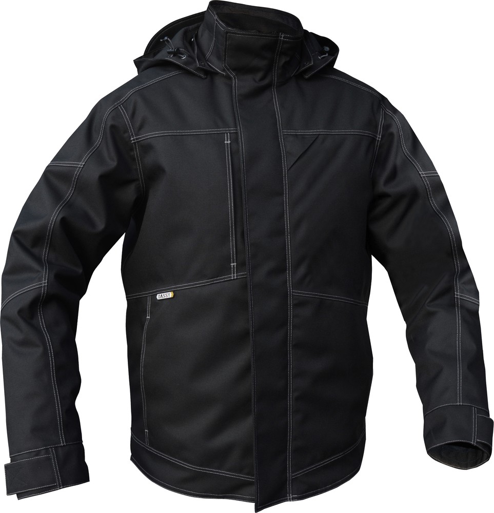 Dassy Winterjacke Minsk PES90 Schwarz - Herren / Unisex