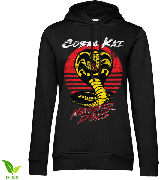 Cobra Kai Never Dies Girls Hoodie Damen Black