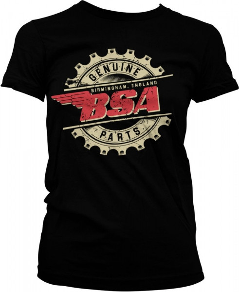 BSA Genuine Parts Girly Tee Damen T-Shirt Black