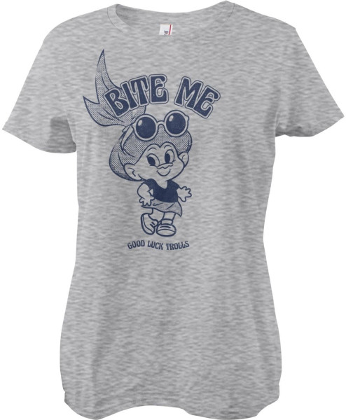 Good Luck Trolls Damen T-Shirt Bite Me Girly Tee UV-5-GLT003-H94-15