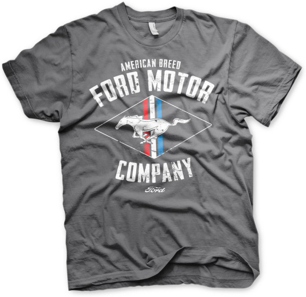 Ford Motor American Breed T-Shirt Dark-Grey