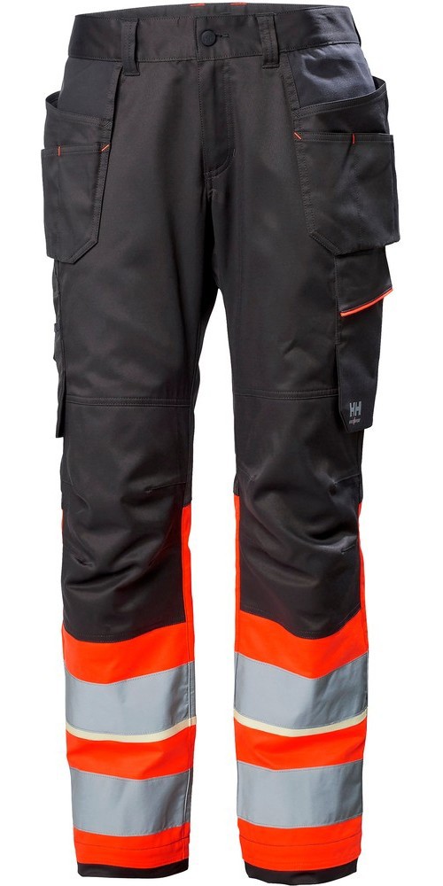 Helly Hansen Arbeitshose Uc-Me Cons Pant Cl1 Rot/Ebony-C44 - Herren / Unisex
