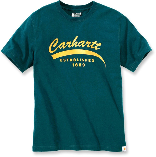 Carhartt Heavyweight S/S Graphic T-Shirt Night Blue Heather