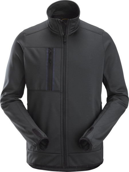 Snickers Fleecejacke AllroundWork, Fleece Arbeitsjacke mit Reißverschluss Stahlgrau