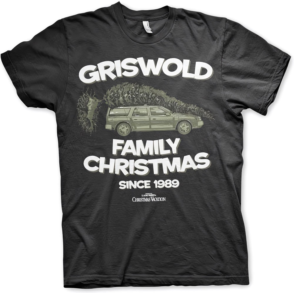 National Lampoon's Christmas Vacation Griswold Family Christmas T-Shirt Schwarz - Herren / Unisex