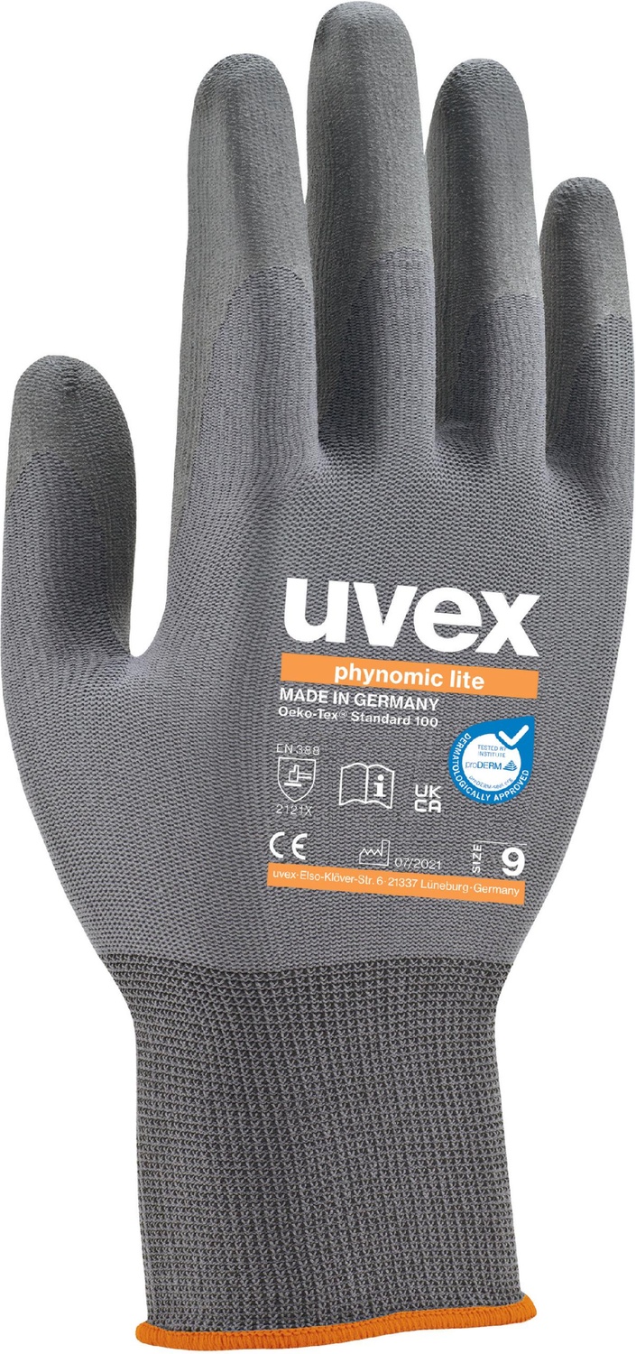 Uvex Schutzhandschuhe Phynomic Lite 60040 (60040) 10 Paar - Herren / Unisex