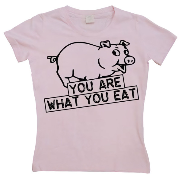 Tokigt Damen You Are What You Eat Girly T-Shirt SH-5-12035-LFH1-5