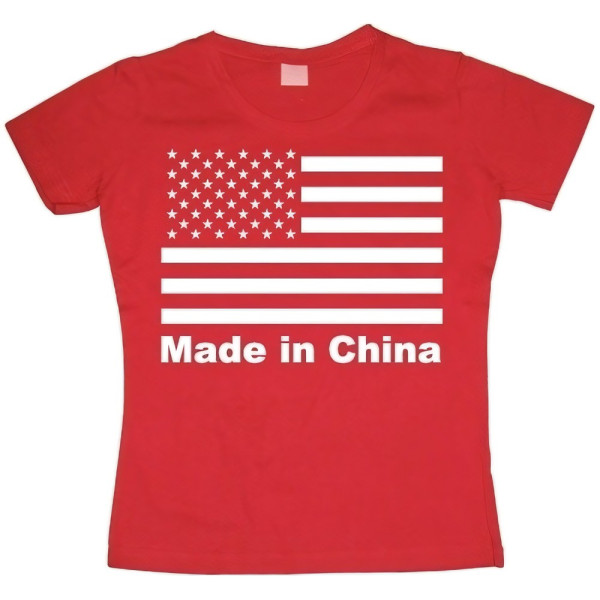 Hybris Made In China Girly T-shirt Damen Red