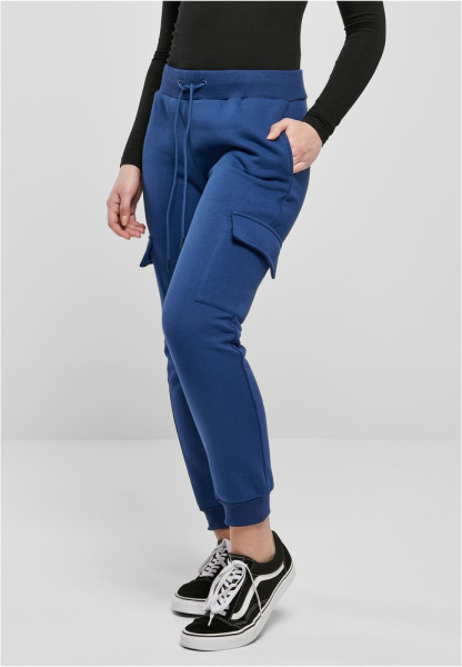 Urban Classics Damen Jogginghose Ladies Cargo Sweat Pants Spaceblue