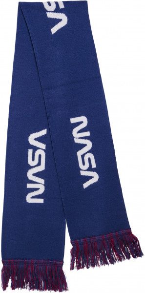 Mister Tee Scarf NASA Scarf Knitted White/Blue/Red