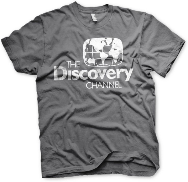 Discovery Channel Distressed Logo T-Shirt DC-1-DC001-H81-13
