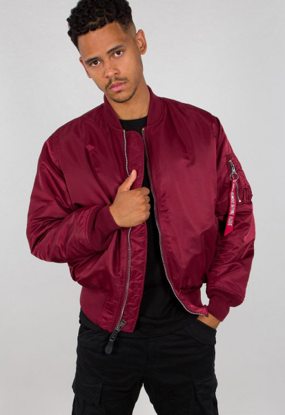 Alpha Industries MA-1 | Men Jackets Jacke | | Lifestyle Burgundy