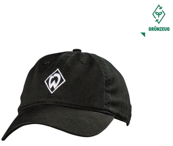 SV Werder Bremen Cap Raute Tonal Schwarz Fussball Schwarz