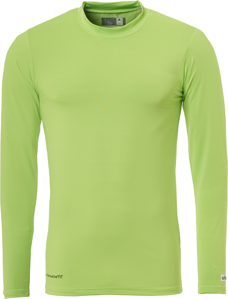 Uhlsport Kinder Longsleeve Distinction Colors Baselayer 100307809 Flash Grün-116 - Herren / Unisex